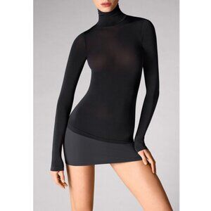 WOLFORD Buenos Aires Roll-Neck Pullover L Black